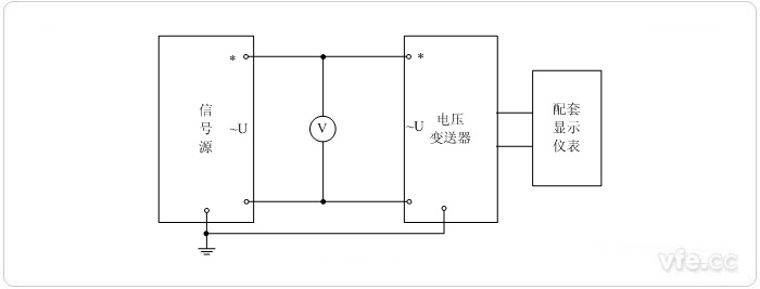 數(shù)字輸出電壓變送器電壓校準接線圖 數(shù)字輸出電壓變送器電壓校準接線圖