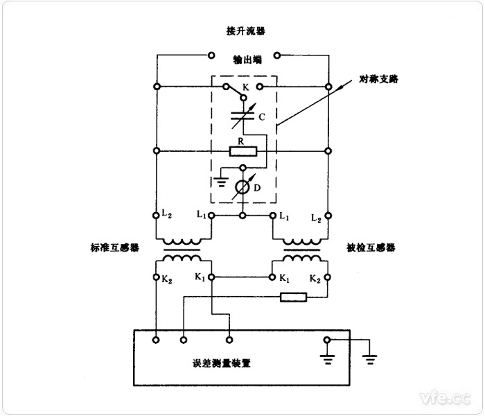 對稱支路接地的比較線路 對稱支路接地的比較線路