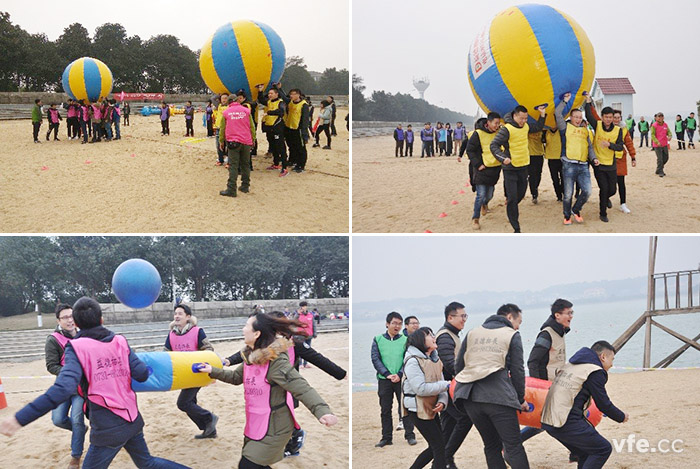 鴻運(yùn)彩球、眾星捧月、瘋狂毛毛蟲和拔河比賽