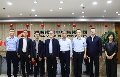 長(zhǎng)沙經(jīng)開區(qū)領(lǐng)導(dǎo)蒞臨銀河電氣檢查指導(dǎo)